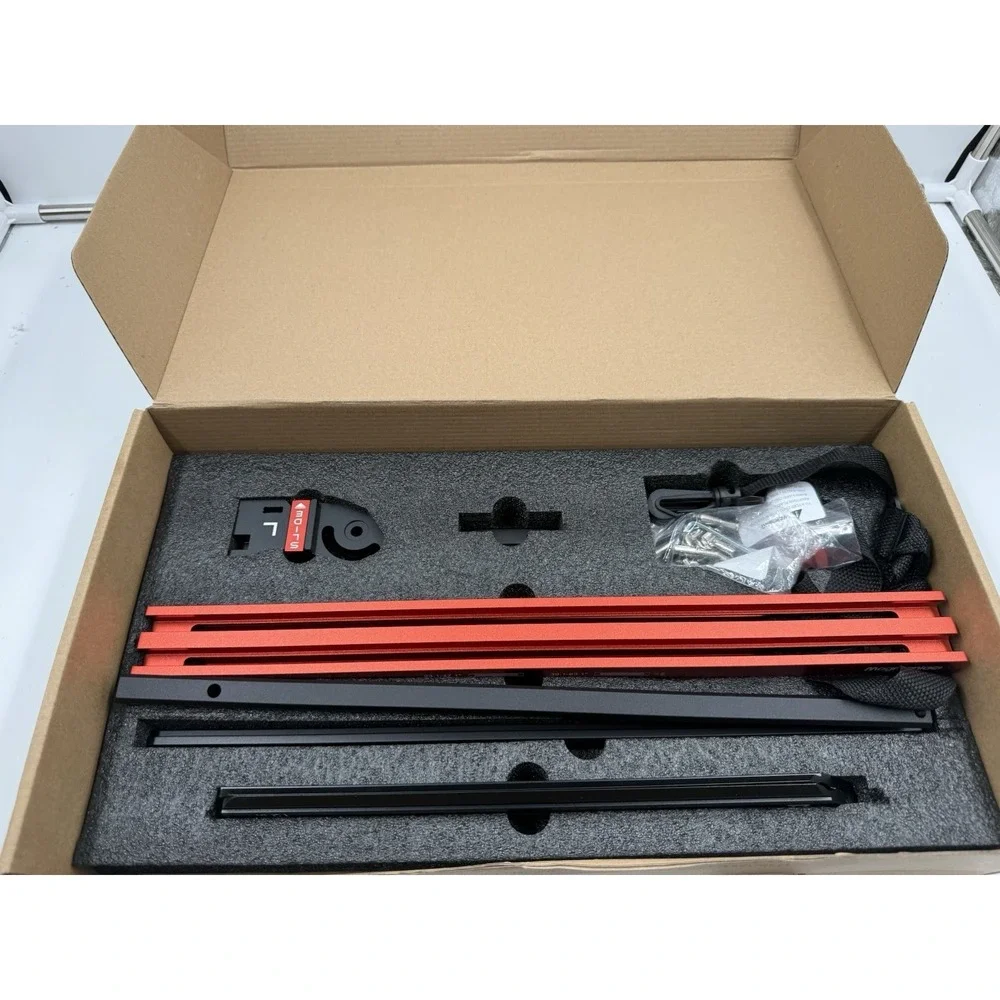 Stair Tread Gauge Tool Dual Nut‎ Adjustable Jig Red Black